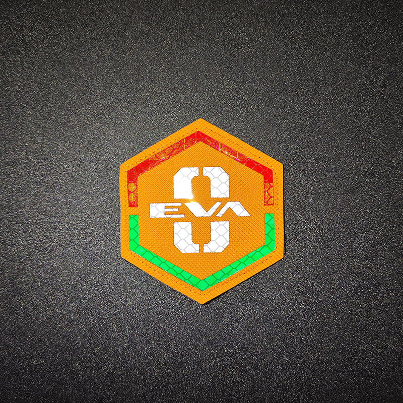 EVA New Century Evangelion Combat Begins Warning Reflective Velcro II NERV