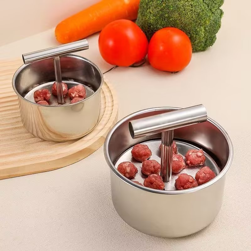 Stainless Steel Meatball Press, Home Kitchen Creative Meatball Making Artifact, Hand-Pressed Meatball Press Wholesale