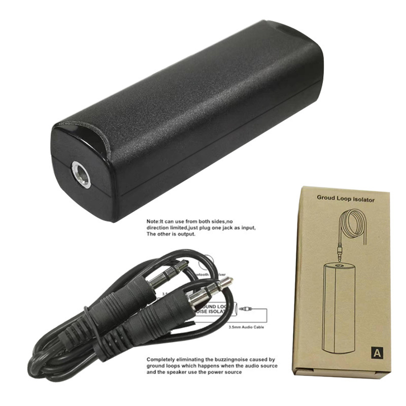 Aluminum alloy audio isolator for ground interference eliminator current sound isolator speaker car audio isolation