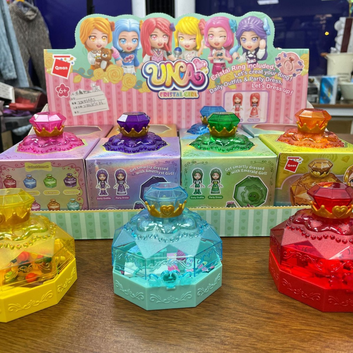 Кристальная девочка, детские строительные блоки, креативные украшения, оптовая продажа