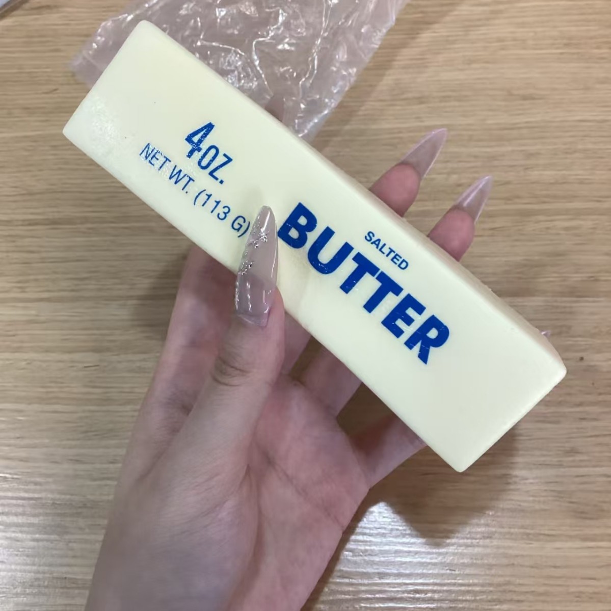 Stress-Relief Squishy Toy for Students, Slow Rising, Slow Rising Food Toy, Butter Stick, Slow Kneading Food