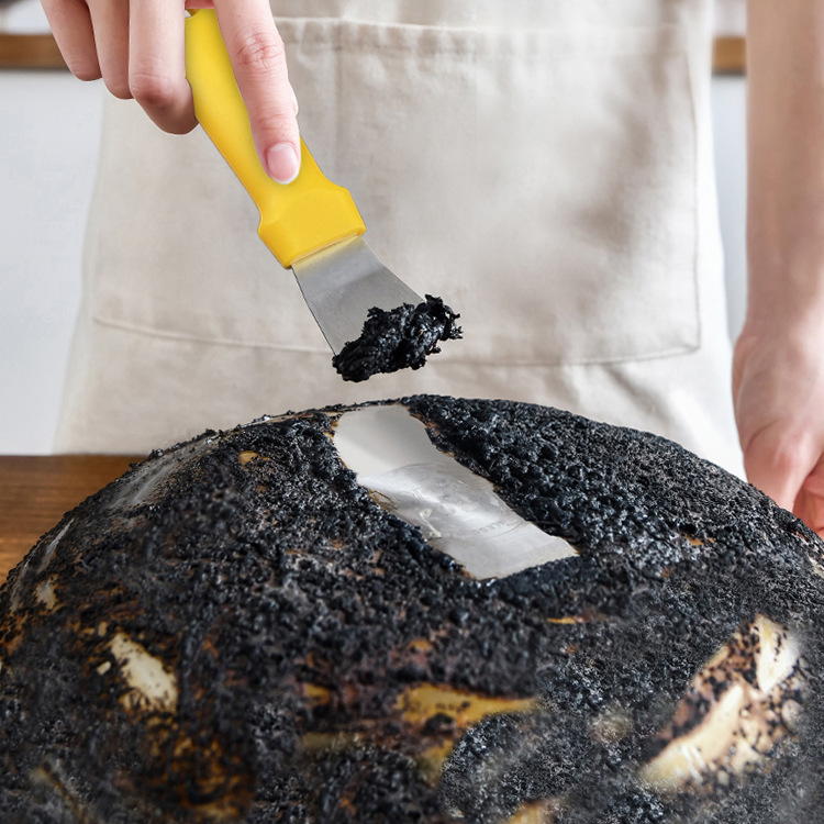 Stainless steel lampblack shovel knife refrigerator defrosting shovel cleaning tool pot bottom scraper daily necessities cleaning artifact shovel knife