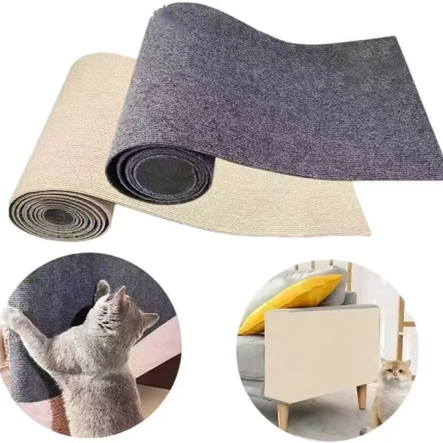 Cross-Border Wholesale Cat Scratching Wall Stickers to Protect Sofa Wall Stickers, Self-Adhesive, Scratch-Resistant and Non-Shedding, Cut at Will, Vertical Cat Scratching Board