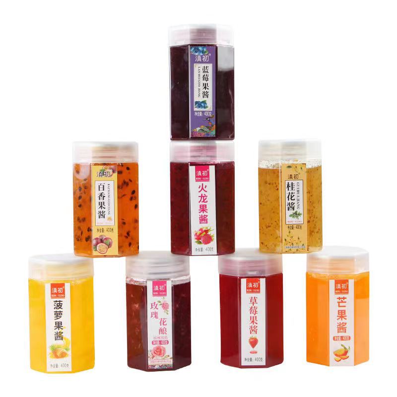 Strawberry Jam, Blueberry Jam, Pineapple Jam, Ice Powder Drink Ingredients, Rose Jam, Commercial Jam Wholesale from the Academy of Agricultural Sciences