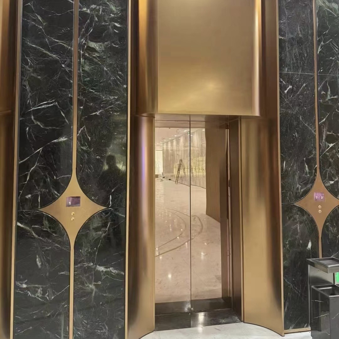 Customized Stainless Steel Elevator Door Cover, Edge Door Frame, Window Cover, Entrance Door, Window Cover, Seamless Extremely Narrow Edge Metal Protection