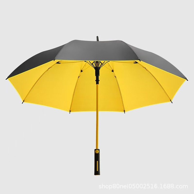 Extra Large 27inch Thickened Vinyl Golf Umbrella Custom Parasol Sun Protection Umbrella Rain or Shine Umbrella Shangyu Double Long Handle Umbrella