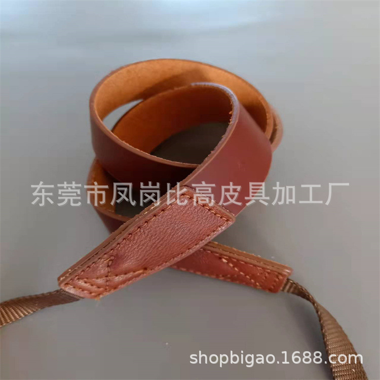 Retro Top Layer Leather Soft Decompression Slr Mirrorless Camera Strap Camera Shoulder Strap