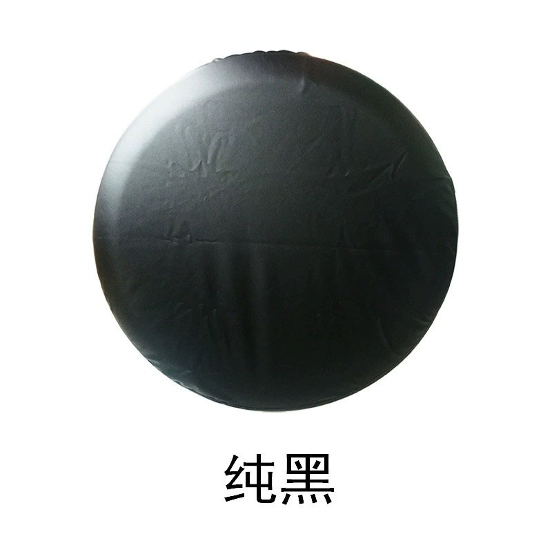 Printable LOGO pure black spare tire cover/tire bag/tire cover/storage tire cover/protective cover/chassis tire cover/