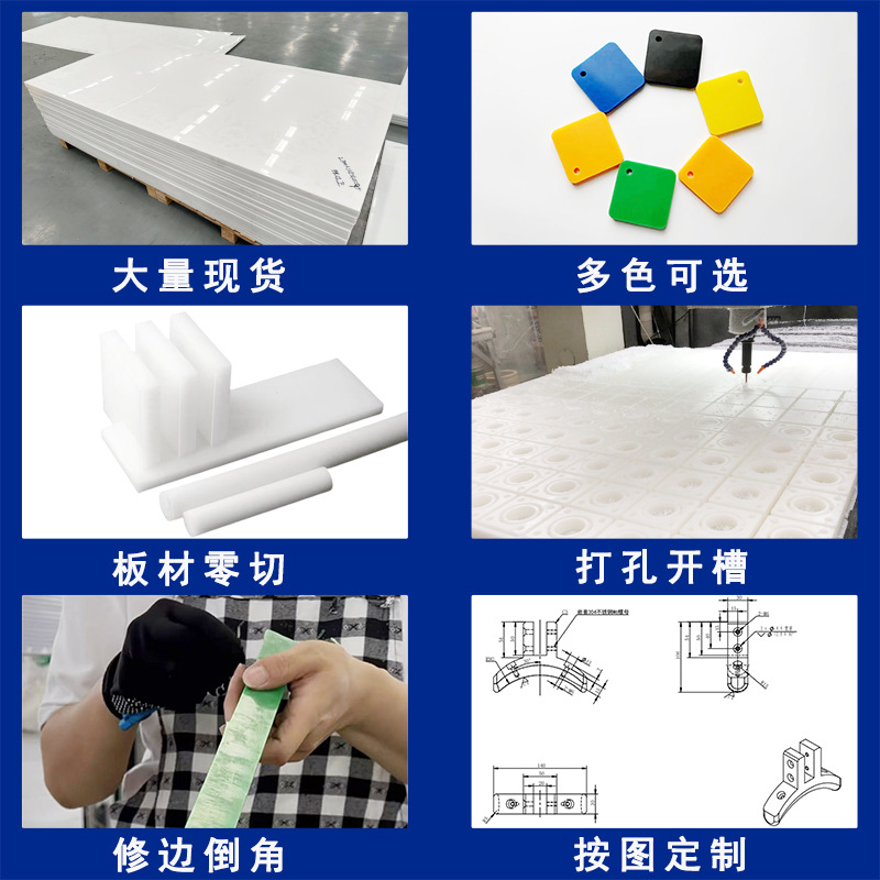 Ultra-High Molecular Weight Polyethylene Buffer Strips, Industrial Conveyor Protection Strips, Special Wear-Resistant Buffer Strips for Ports and Coal Mines