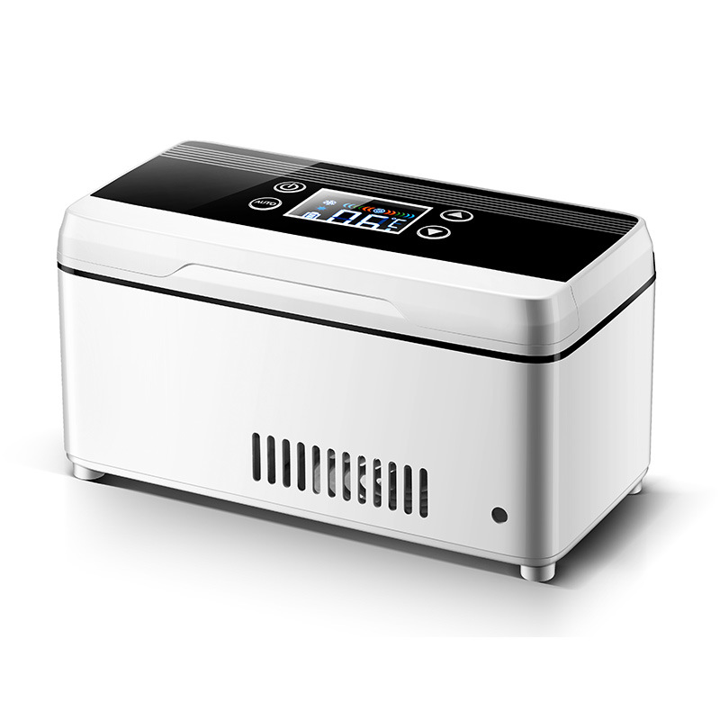 Kubao portable insulin refrigerated box mini car home dual-use 0-8 degrees refrigeration US8 rechargeable mini refrigerator