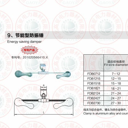Fdz-3T Fdz-4T Combined Anti-Vibration Hammer Shanghai Xiangkai Anti-Vibration Hammer