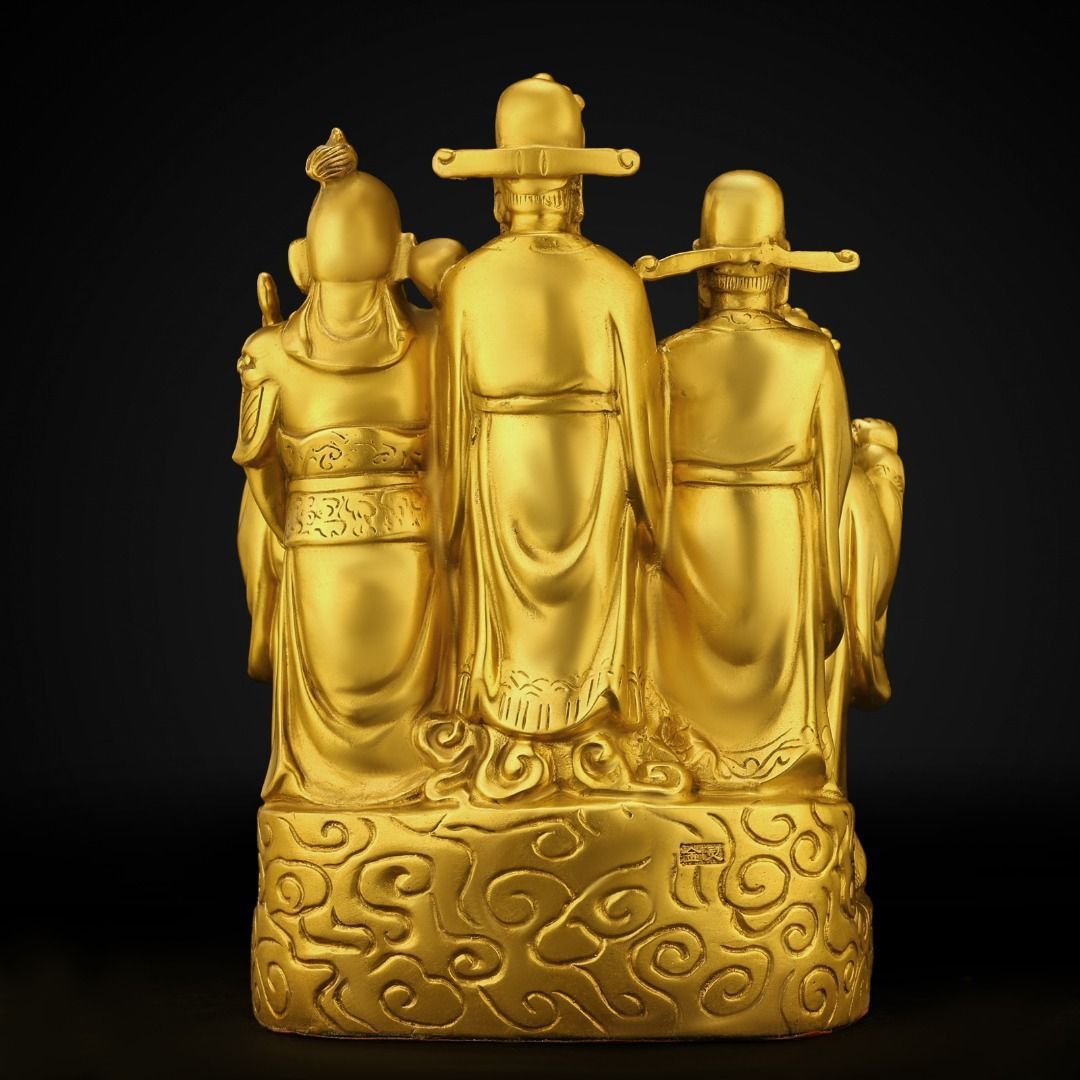 Five-Way God of Wealth Buddha Statue to Attract Wealth and Treasure, Bar Counter, Entrance Hall, Corridor Decoration, Housewarming and Opening Gifts