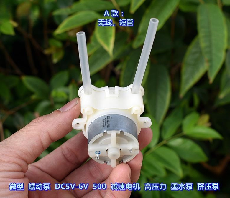 Micro Pump Dc5V Precious Metal Brush 500 Reduction Motor Small Dc Quantitative Self-Priming Pump for Water Pumping