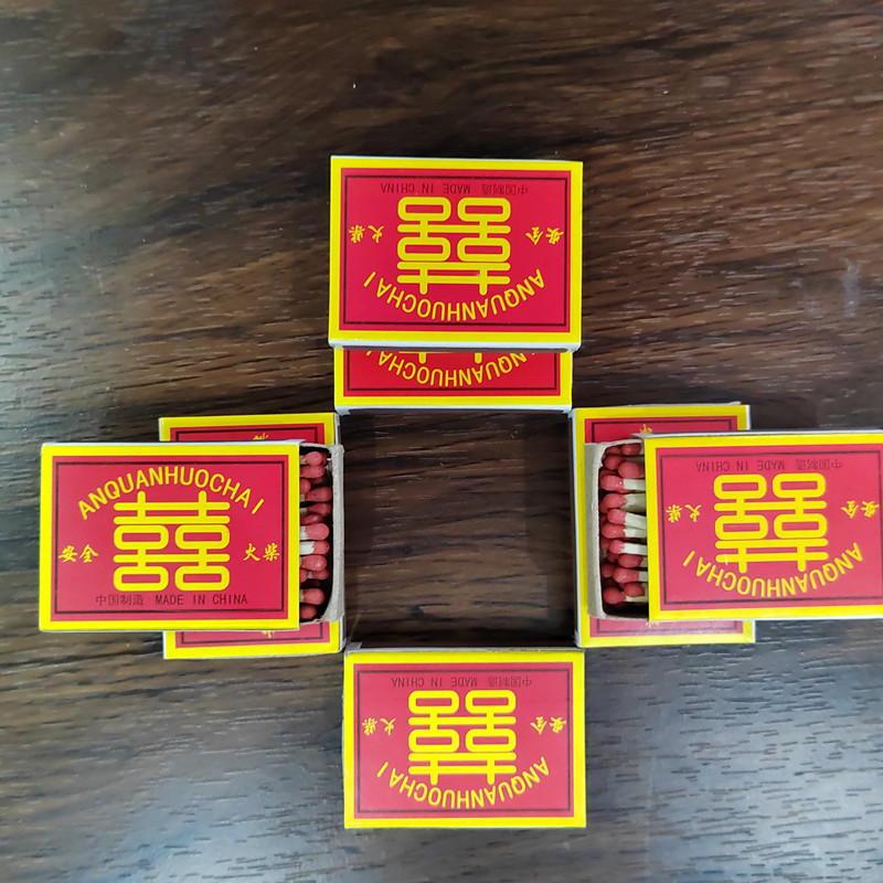 Спички для дома, оптовая продажа, зажигание сигарет, уличное зажигание, иностранный огонь, антикварная ностальгия, свадьба, экстренный пикник, одноразовая коробка для спичек