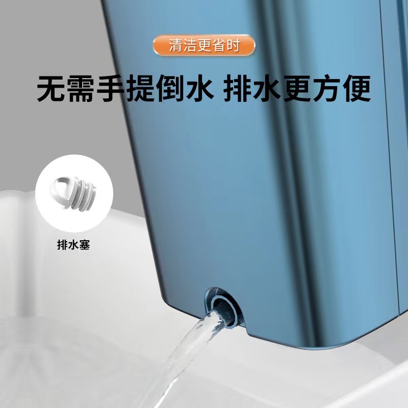 Trendy Mop for Home Use, Dry and Wet Separation, Hands-Free Washing, Dual-Drive, Wholesale Export Model