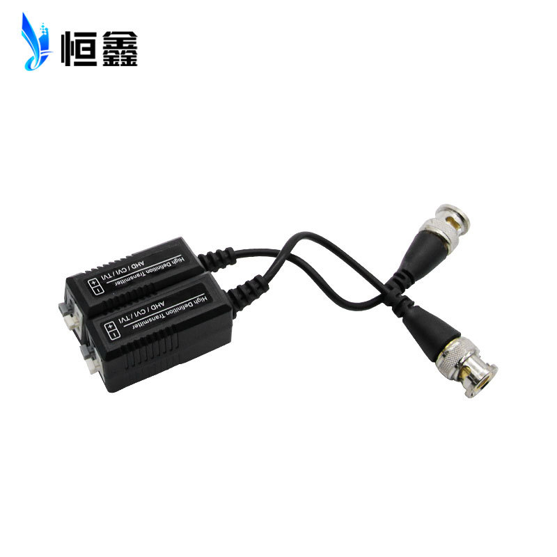 Cross-Border Hot Selling Passive Twisted Pair Transmitter Monitoring Video Signal Transmitter 1080Pvideobalun