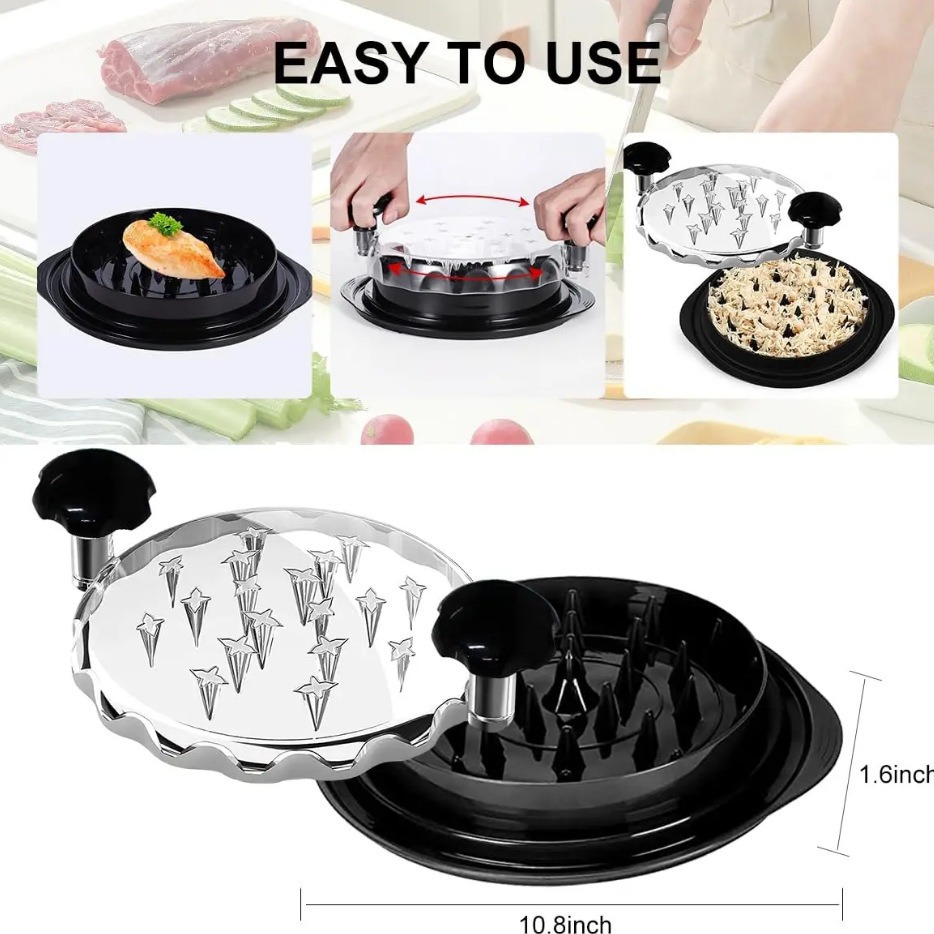 Cross-border new chicken shredder manual meat miner pet food supplement artifact tearing kitchen tool separator