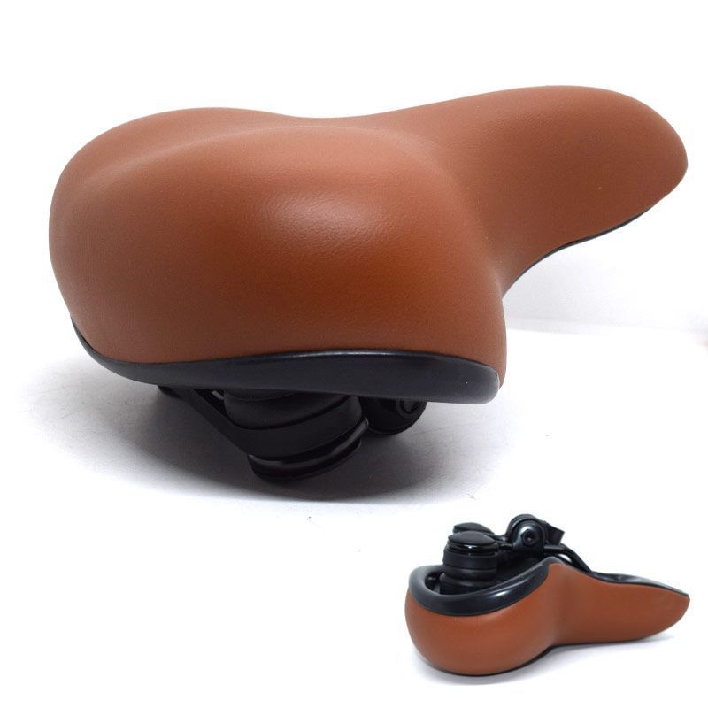 Bicycle Seat Cushion, Shared Bicycle Shock-Absorbing Saddle, Thickened Mountain Bike Seat Cushion, Universal Waterproof, Widened and Comfortable