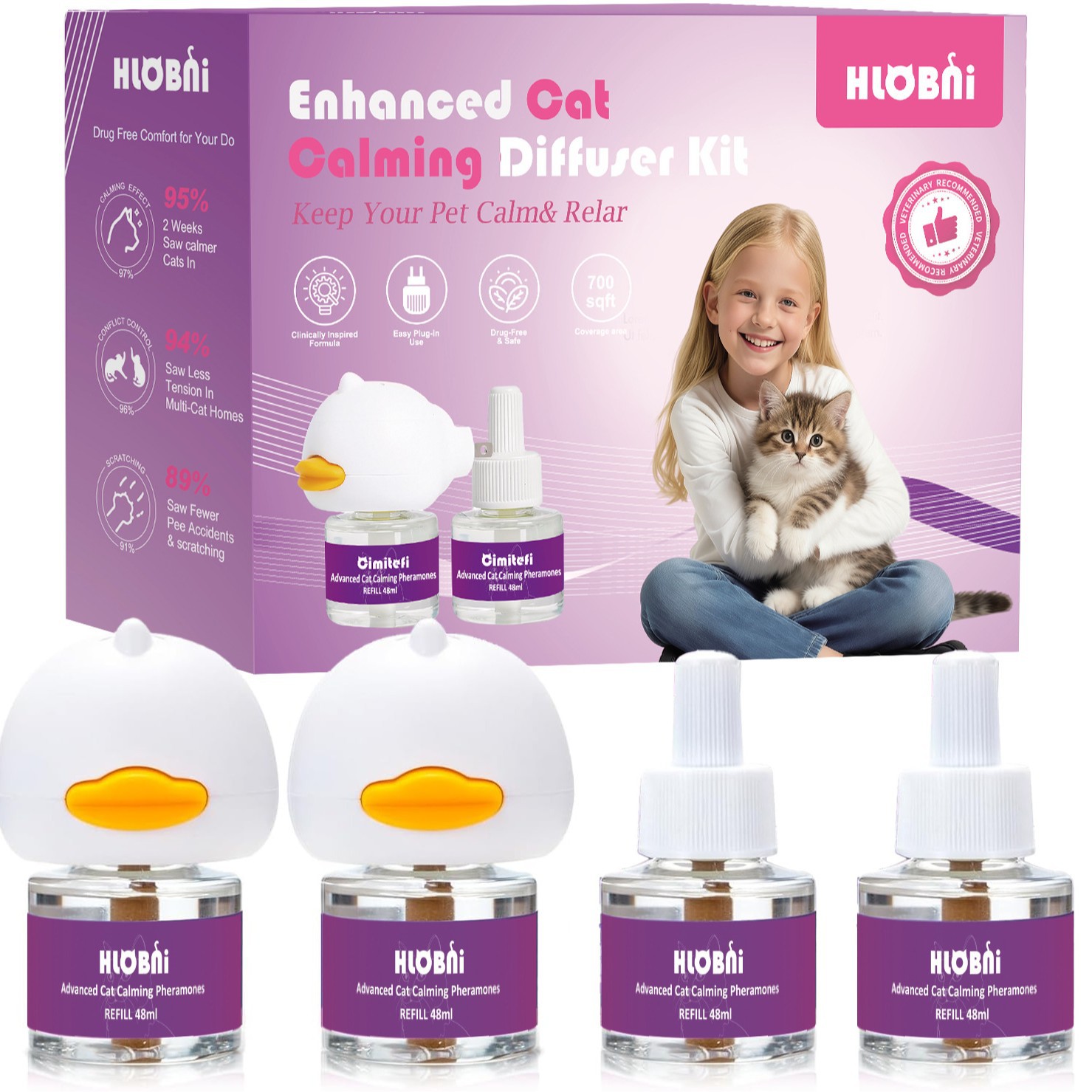 Успокаивающий диффузор для кошек Hlobni