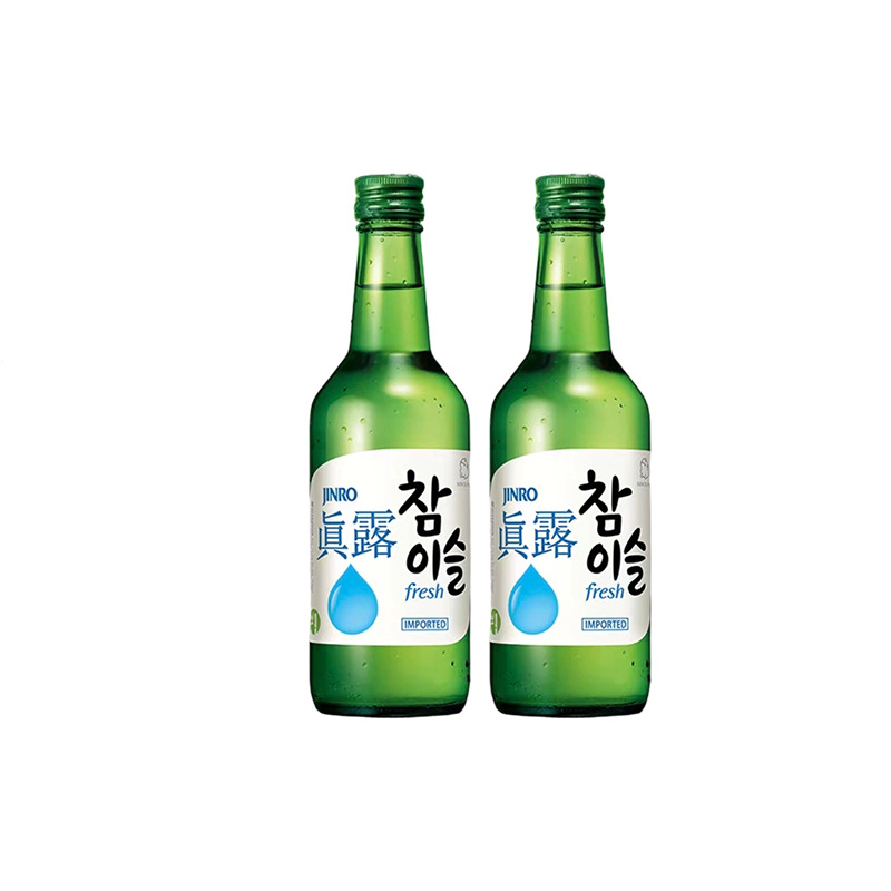 Korean Original Imported Genuine Soju, Shin Jinju Bamboo Charcoal Liquor, Fresh Taste, Popular Product, in Stock, Fast Delivery, Low Alcohol Content