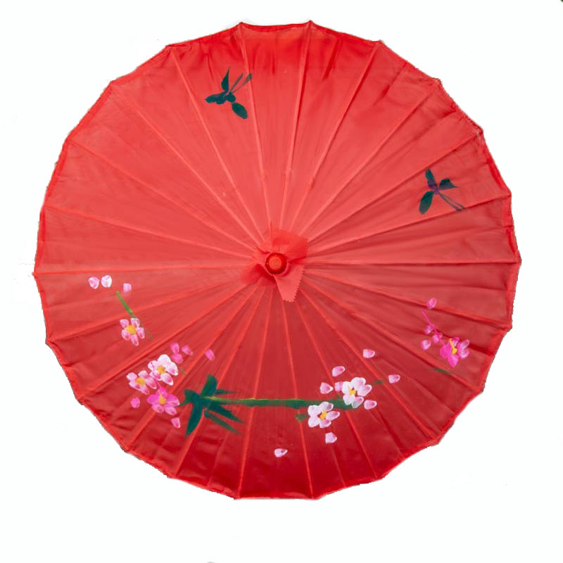 Classical Craft Umbrella Silk Cloth Outdoor Ceiling Decorative Oil Paper Umbrella Catwalk Dance Props COS Chinese Style Cheongsam Umbrella