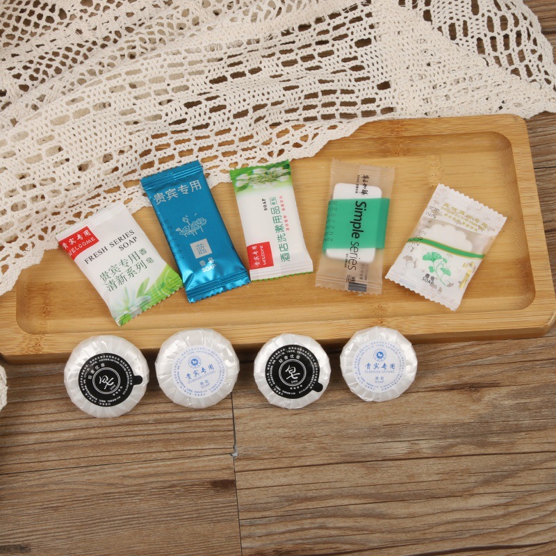 Disposable Soap for Hotel and Hotel Mini Soap Round Soap Portable Toiletries Soap Bag
