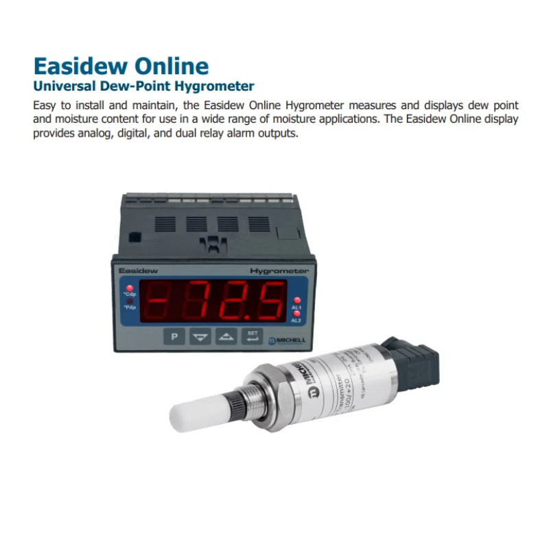 Michell Easidew Ea2-Ol-Aaaaa Online Hygrometer Michell Instruments