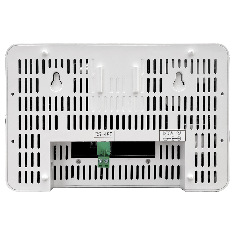 Cross-Border 6-in-1 Multifunctional Gas Detection Graffiti Dust Odor Co Co2 Alarm Temperature and Humidity Detector