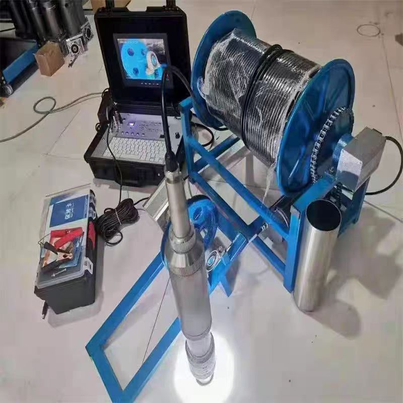 Underground Tv Imager Underground Probe Well Repair Pump Camera 300m Underwater Probe Cart Model