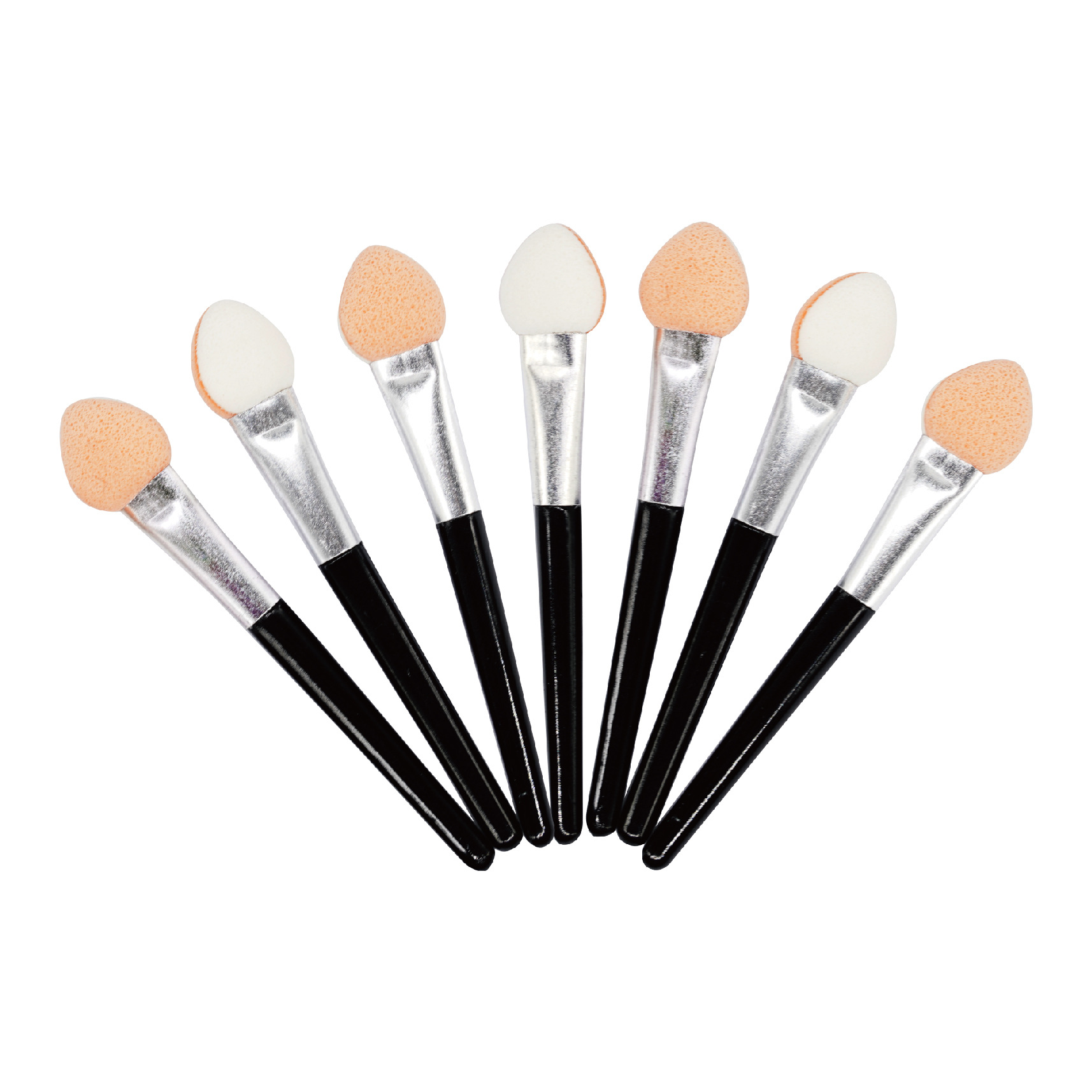 Single head latex sponge aluminum tube eye shadow stick eye concealer eye shadow brush beauty makeup eye makeup tool