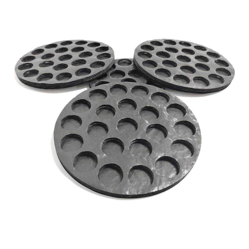 Food-Grade Chocolate Paper Pad Three-Layer Black Chocolate Gift Box Packaging Shock-Proof and Moisture-Proof Paper Pad Honeycomb Paper Pad