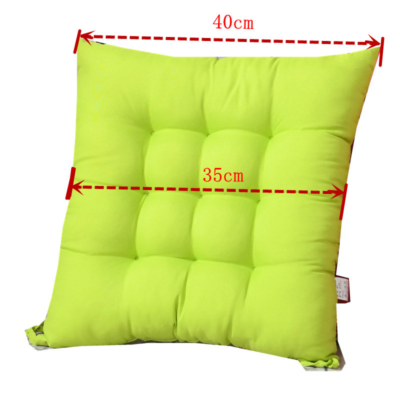 Cushion Wholesale Solid Color Scrub Thickened Dining Chair Cushion Office Computer Chair Cushion Student Fart Cushion Tatami Seat Cushion