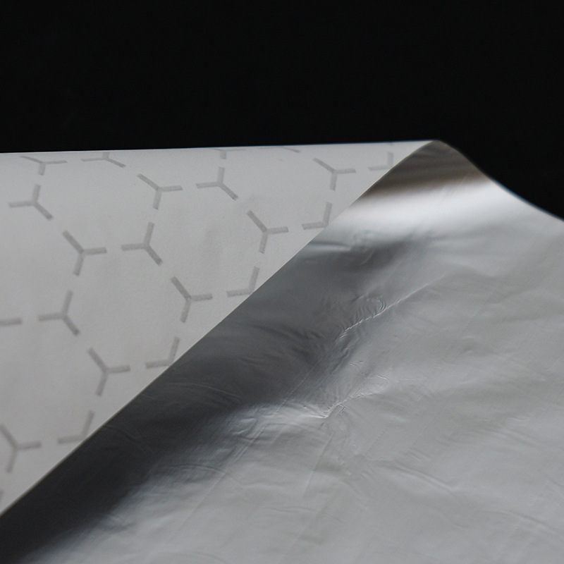 Disposable Aluminum Foil Wrapping Paper Food Grade Takeaway Fried Chicken Packaging Insulation Tin Foil Honeycomb Aluminum Foil Burger Paper