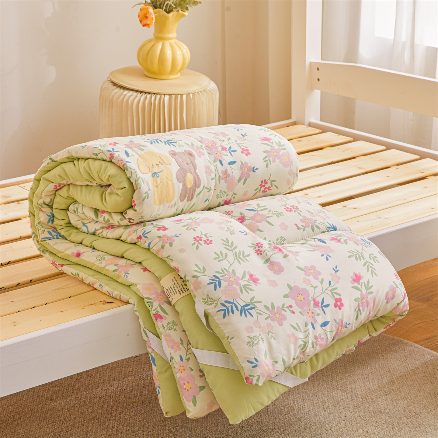 Student Dormitory Mattress Single and Double Cotton Mattress Pad Quilt Pad Mattress Xinjiang Cotton Thickened Mattress