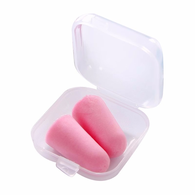 Transparent Plastic Small Square Box Earplug Box Pp Pen Tip Small Square Box Mini Small Box with Lid Storage Small Box