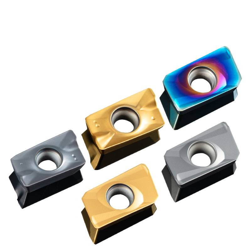 ✅ Cnc Milling Blade Apmt1604 Carbide Blade 1135 Fast Feed Cutter Milling Machine Cncr0.8 Milling