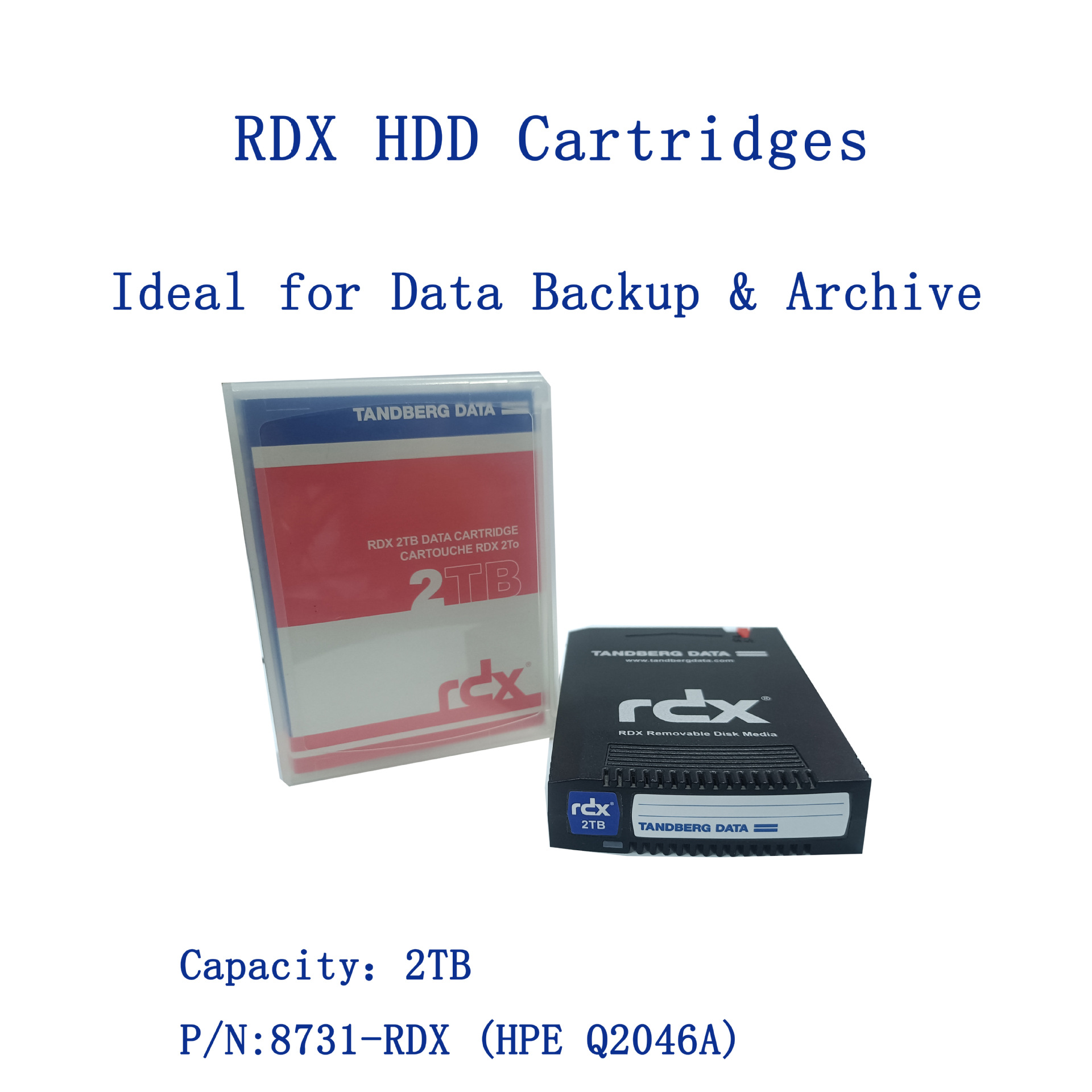 Tandberg Rdx Cartridge Hdd 1Tb - 5Tb (Hpe Rdx Cartridge)