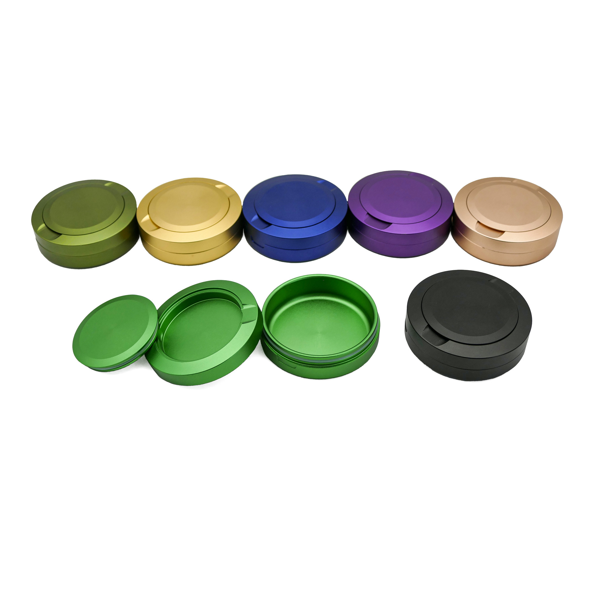 Тонко вырезанная алюминиевая сплавная мундштук для сигарет, металлическая трехслойная герметичная портативная коробка для сигарет, устойчивая к износу