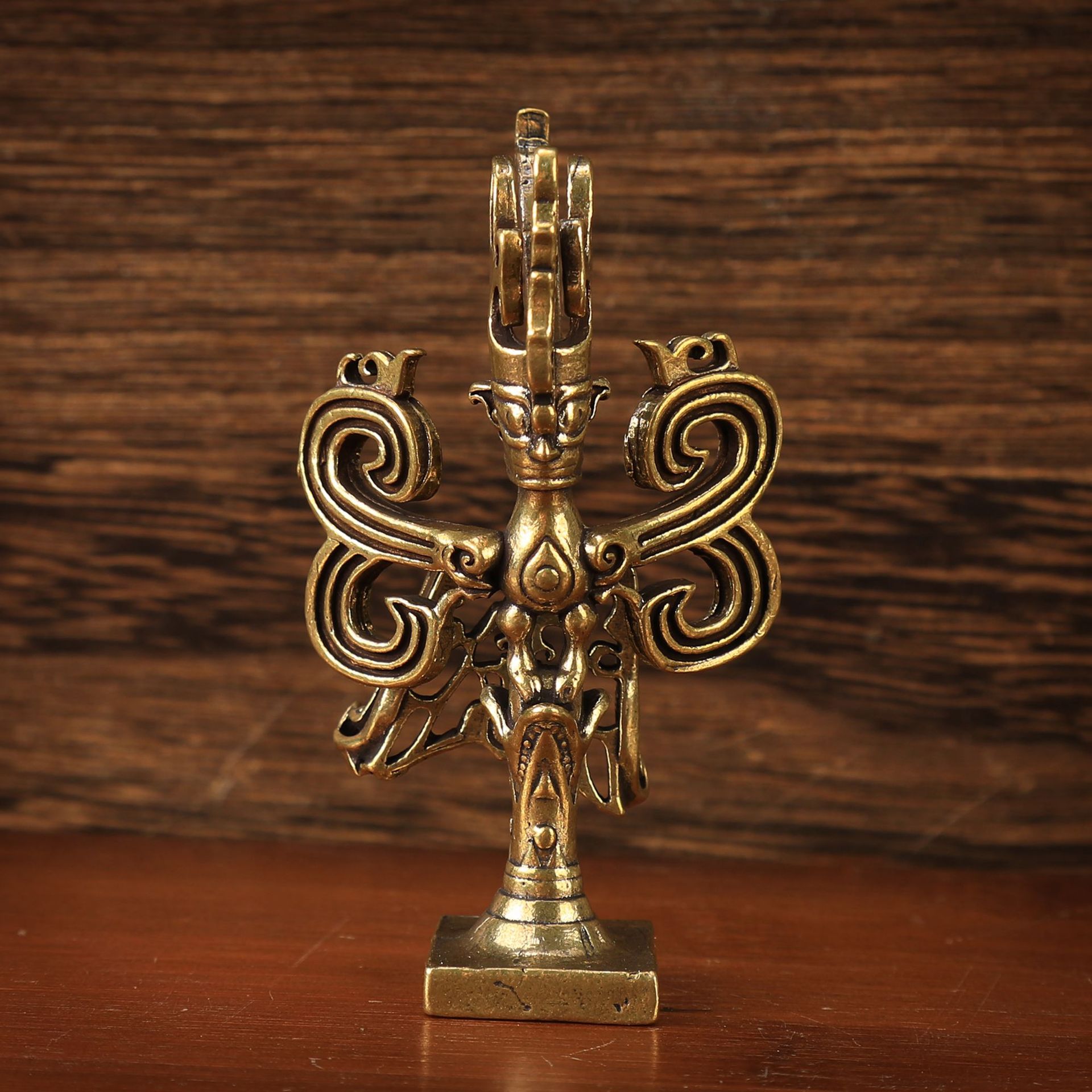 Sanxingdui Wenchuang Ornaments Hercules Brass Crafts Guochao Wenchuang Boutique