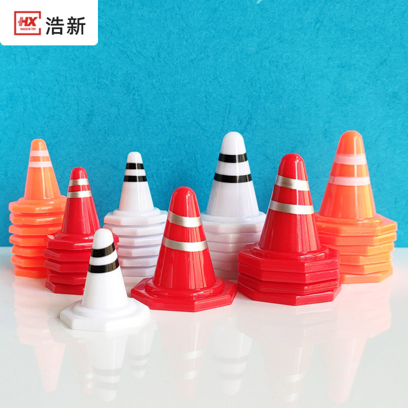 Игрушечные дорожные знаки аксессуары для блокировки дороги пластиковая уличная лампа одиночные аксессуары автомобильная сцена украшения блокировки оптом