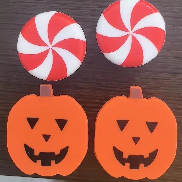 Cross-border New Halloween Door Handle Cover Pumpkin Cabinet Handle Covers Christmas