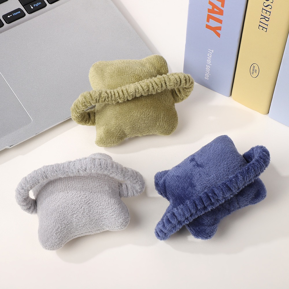 Solid Color Wrist Pad Small Pillow Hand Pillow Elastic Band Keyboard Typing Anti-Wear Office Memory Foam Decompression Wrist Pad