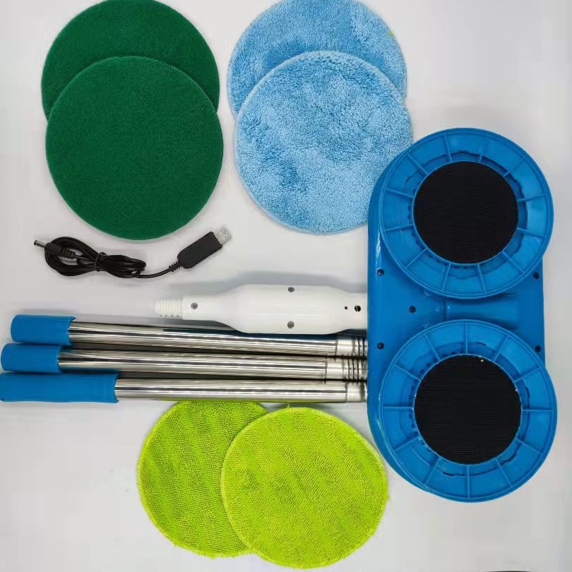 New Electric Wireless Flat Mop, Hand-Washable, Wet and Dry Household One-Mop Cleaner