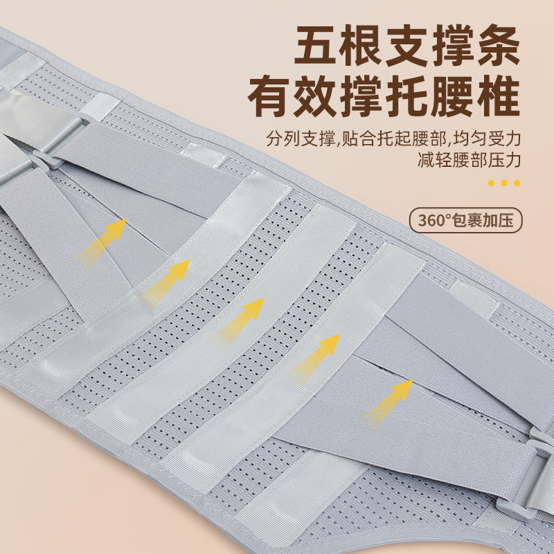Xin head medical steel plate waist support middle-aged and elderly protective belt four seasons breathable lumbar intervertebral disc belt waist pain waist circumference