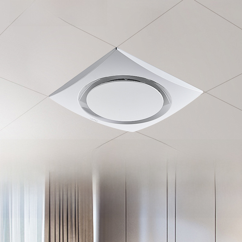 Laofang Gypsum Board Ceiling Duct Exhaust Fan Hotel Toilet Project Integrated Ceiling Ventilator 8 10 Inch