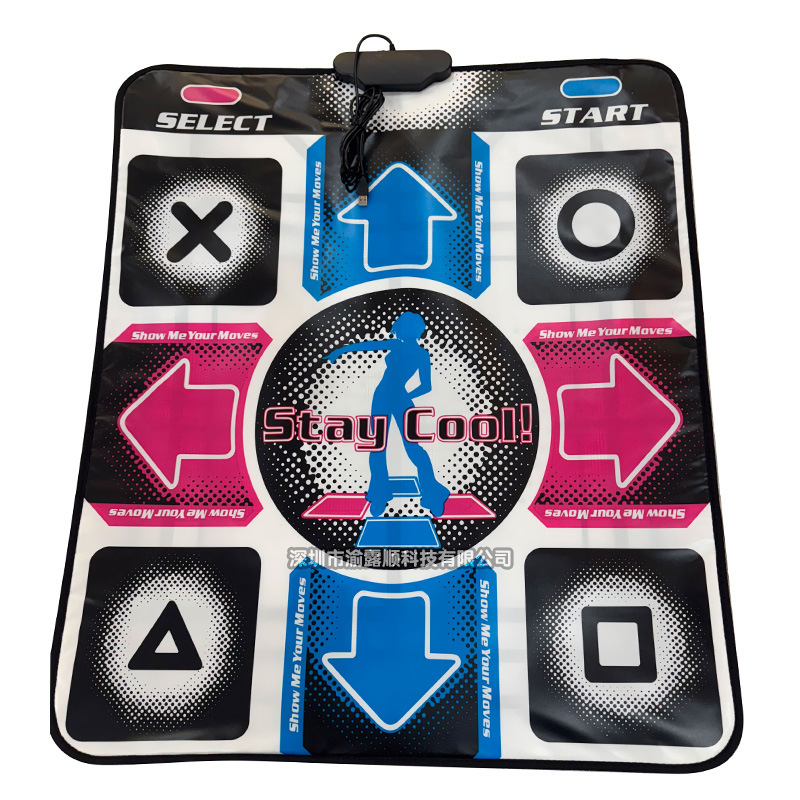 Cross-Border English Dance Mat USB Computer Single 11-Key Middle Dance Mat Home Game Dance Machine Manufacturer