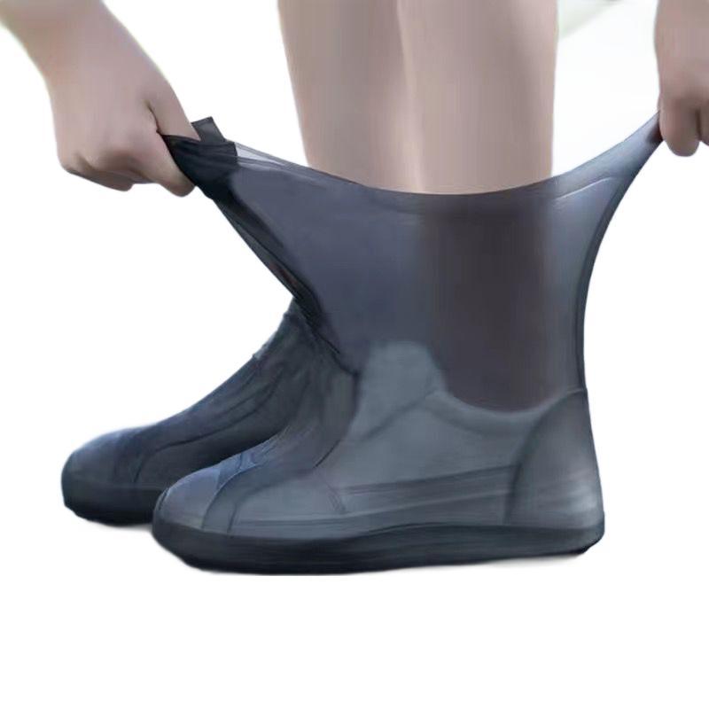 Latex Waterproof Shoe Covers Thickeneded and Wear-Resistant Outdoor Silicone Non-Slip Rain Shoe Covers New Snow Portable Rainproof Shoe Covers