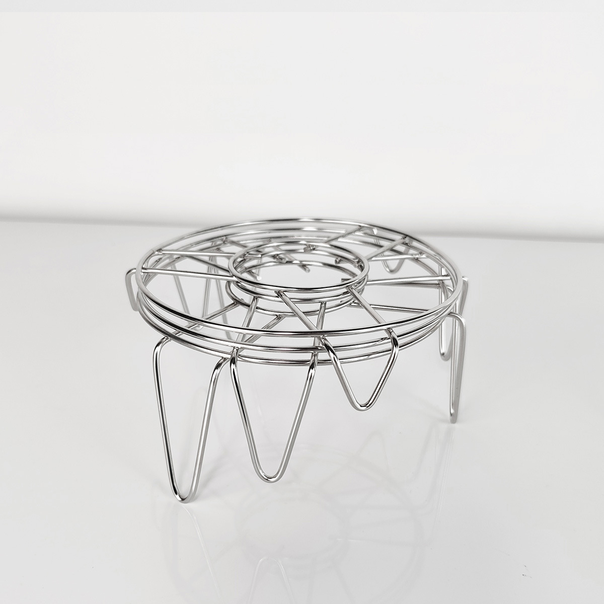 Multi-Purpose Kitchen Stainless Steel Steaming Rack Pot Rack Pot Pad Insulation Rack Storage Rack Steaming Rack