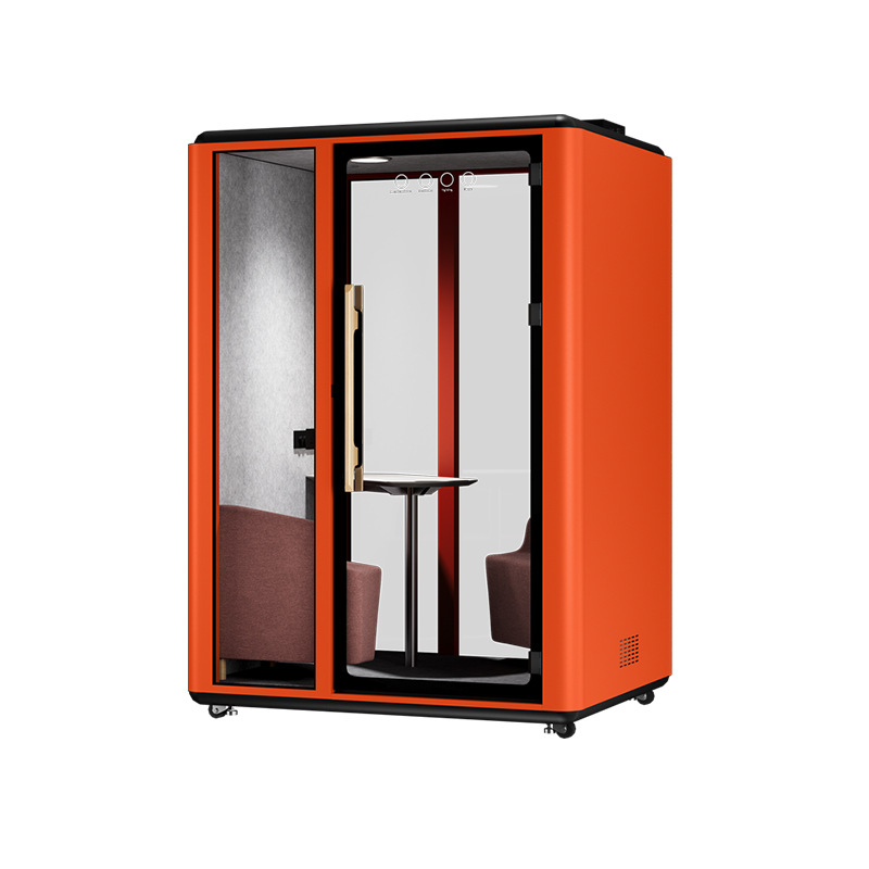 Silent Warehouse Movable Soundproof Phone Booth Office Reception Room Negotiation Conference Room Soundproof Cabin Factory Direct Sale