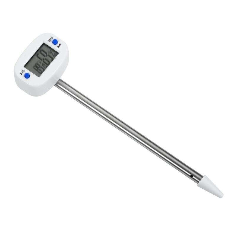 Flower and Plant Pot Hygrometer Stainless Steel Soil Temperature and Humidity Tester Mini Household Indoor Temperature and Humidity Meter